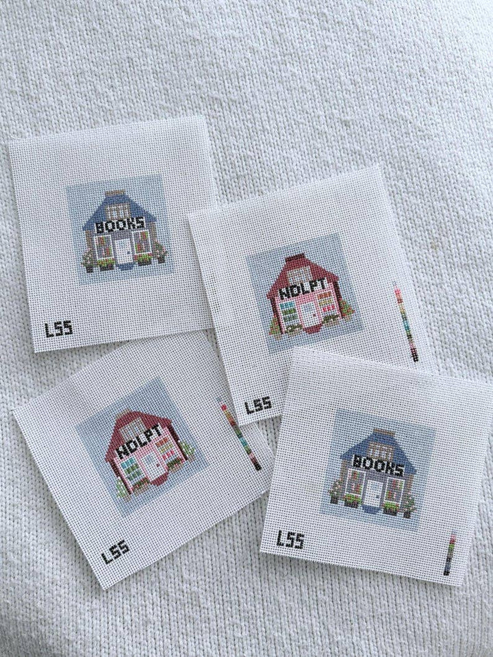 Lets Stitch Studio - Mini Needlepoint Shop 18 Mesh Canvas HandPainted Needlepoint - Pisgah Needleworks