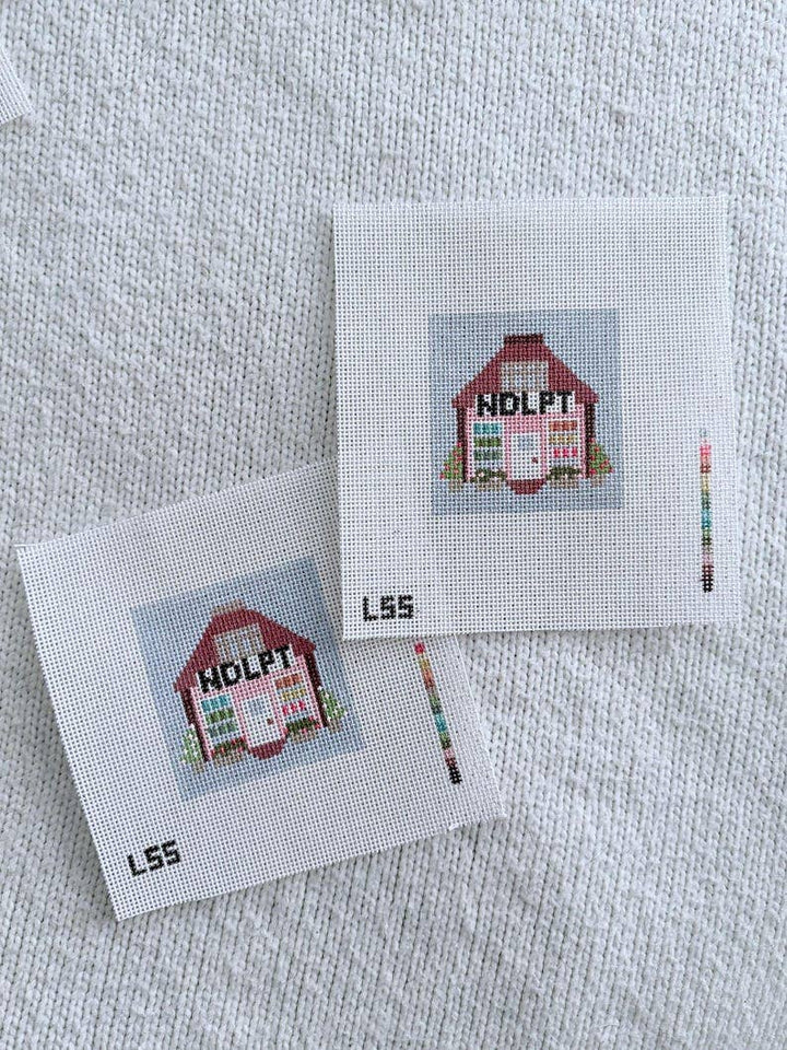 Lets Stitch Studio - Mini Needlepoint Shop 18 Mesh Canvas HandPainted Needlepoint - Pisgah Needleworks