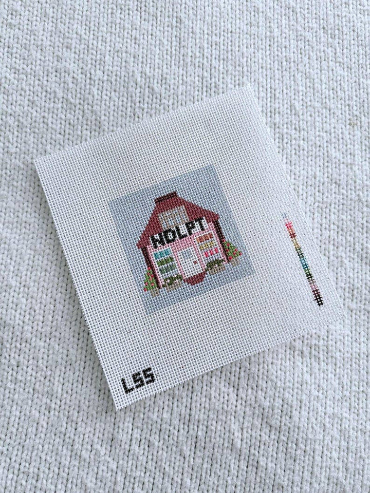 Lets Stitch Studio - Mini Needlepoint Shop 18 Mesh Canvas HandPainted Needlepoint - Pisgah Needleworks