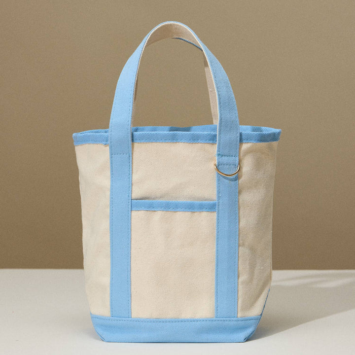 Lilla Haven - EcoCharm Cotton Everywhere - Carry Canvas Tote Bag - Small Size: Light Blue / One - size / 5DG78049 - Pisgah Needleworks