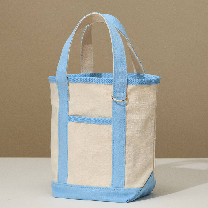 Lilla Haven - EcoCharm Cotton Everywhere - Carry Canvas Tote Bag - Small Size: Light Blue / One - size / 5DG78049 - Pisgah Needleworks