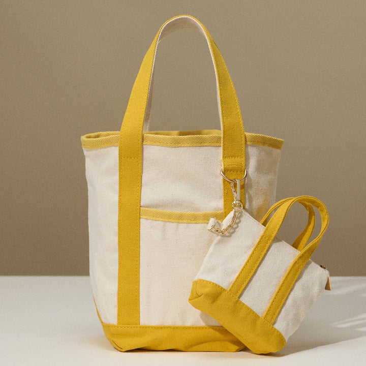 Lilla Haven - EcoCharm Cotton Everywhere - Carry Canvas Tote Bag - Small Size: Navy / One - size / 5DG78049 - Pisgah Needleworks