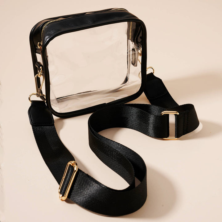 Lilla Haven - Game Day Clear Crossbody Bag: Black / One / 4YG79001 - Pisgah Needleworks