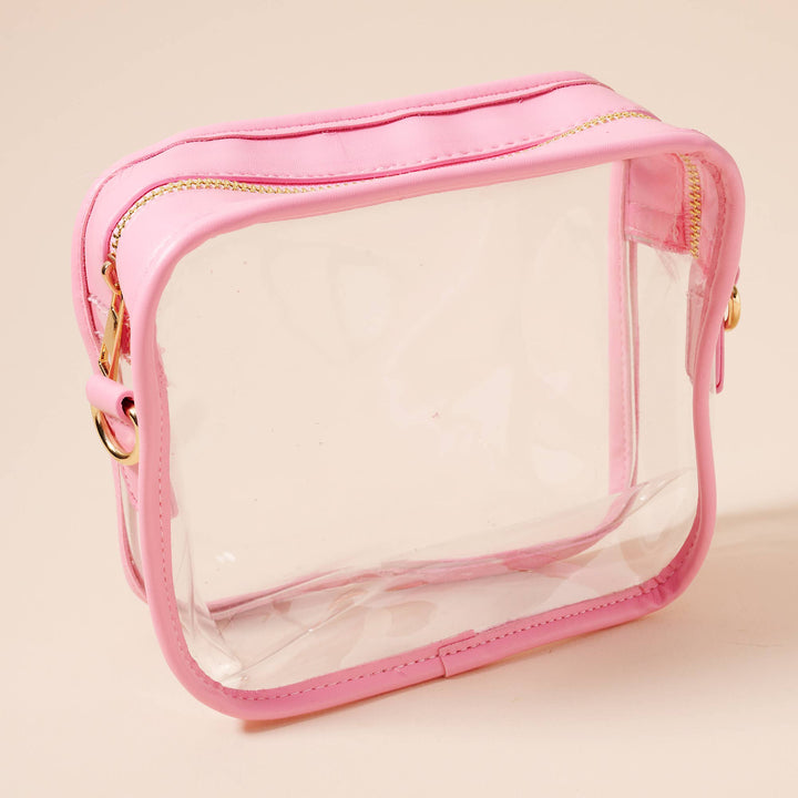 Lilla Haven - Game Day Clear Crossbody Bag: Gold / One / 4YG79001 - Pisgah Needleworks