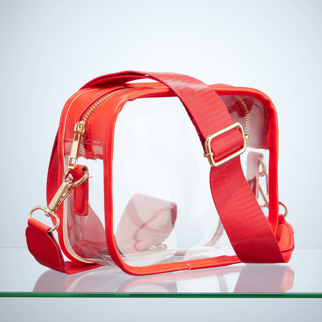 Lilla Haven - Game Day Clear Crossbody Bag: Gold / One / 4YG79001 - Pisgah Needleworks