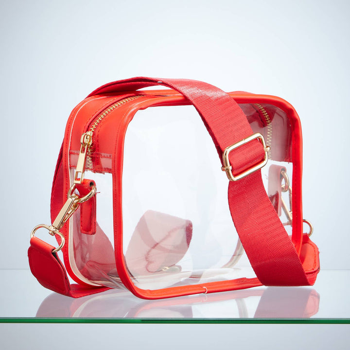 Lilla Haven - Game Day Clear Crossbody Bag: Gold / One / 4YG79001 - Pisgah Needleworks