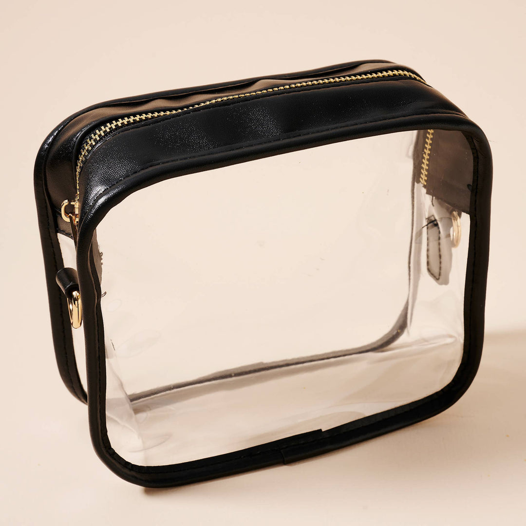 Lilla Haven - Game Day Clear Crossbody Bag: Gold / One / 4YG79001 - Pisgah Needleworks