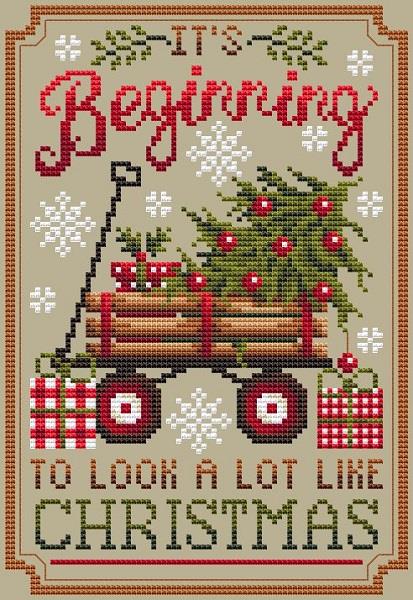 Looks Like Christmas Cross Stitch Pattern | Shannon Christine Designs - Pisgah Needleworks