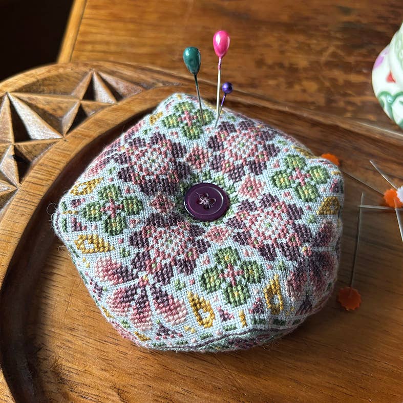 Love Poppet – Floral Collection Cross Stitch Pattern | Printed Chart Set - Pisgah Needleworks