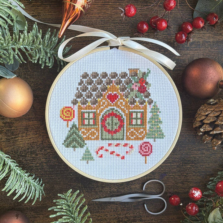 Love Poppet - Gingerbread House - Printed Chart - Pisgah Needleworks