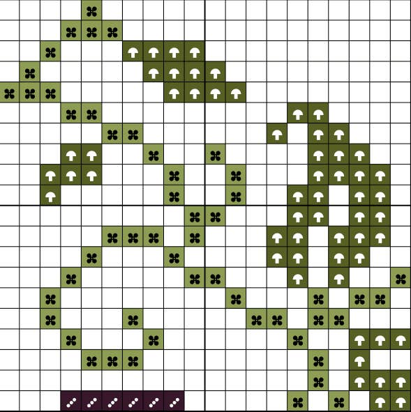 Love Poppet - Key to my Heart - Cross Stitch Kit - Pisgah Needleworks