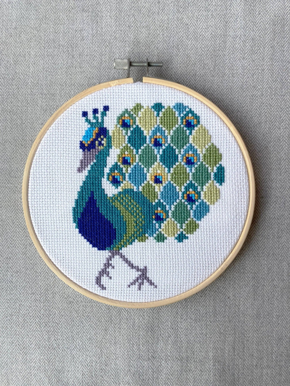 Love Poppet - Peppa Peacock - Printed Pattern - Pisgah Needleworks