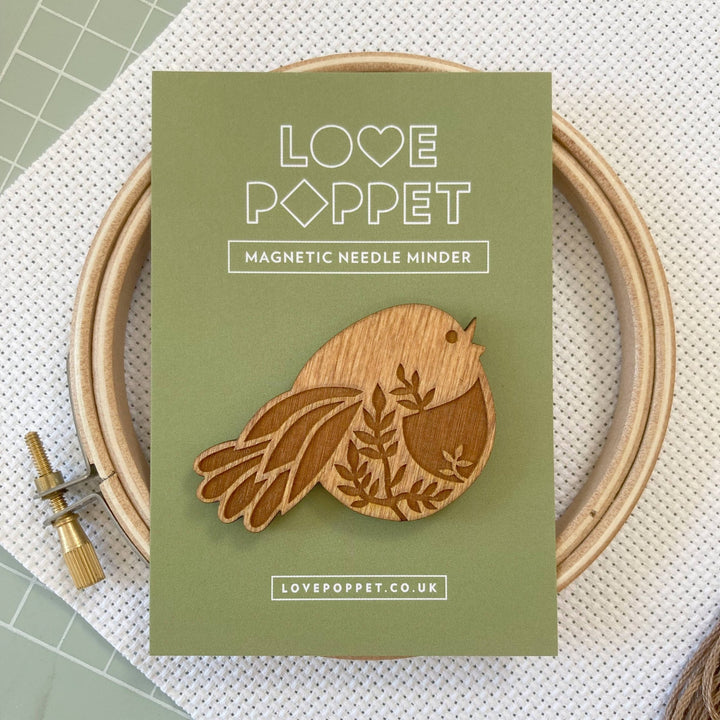 Love Poppet - Robin - Magnetic Needle Minder - Pisgah Needleworks