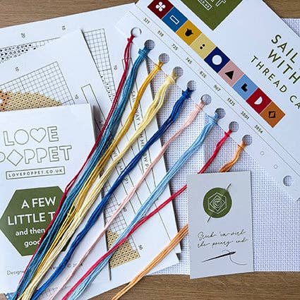 Love Poppet - Sail Away With Me - Kit - Pisgah Needleworks