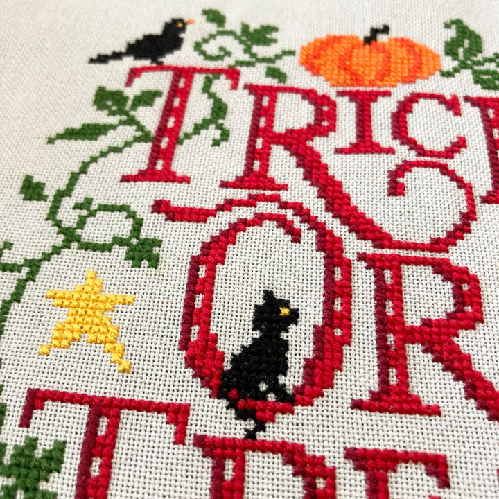 Love Poppet – Trick or Treat Cross Stitch Kit - Pisgah Needleworks