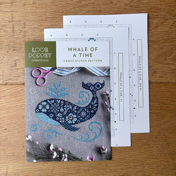 Love Poppet - Whale of a Time - Printed Chart - Pisgah Needleworks