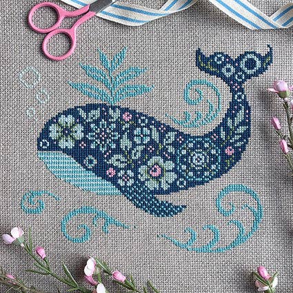 Love Poppet - Whale of a Time - Printed Chart - Pisgah Needleworks