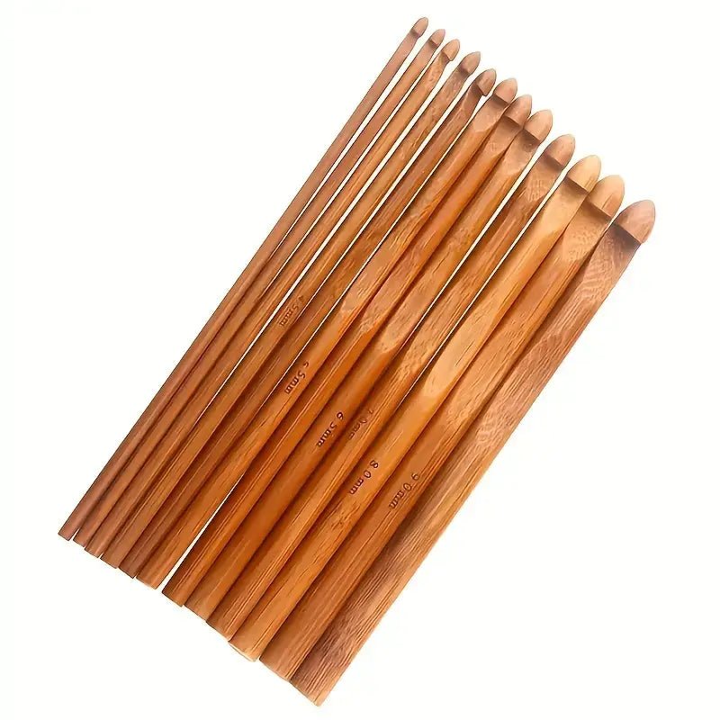Magnifique Hearts Bamboo Crochet Hook Set – 12 Piece Set 3mm–10mm - Pisgah Needleworks