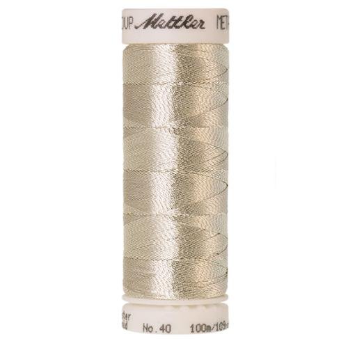 Mettler Silky Sheen Metallic 40 Thread – Color 2701 (100m) - Pisgah Needleworks