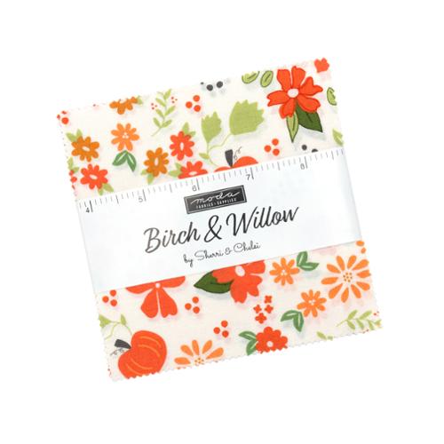 Moda Birch and Willow Charm Pack | 5" Precut Fabric Squares | Sherri & Chelsi - Pisgah Needleworks
