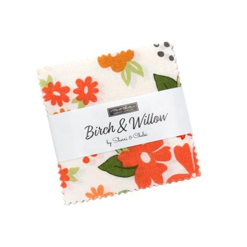 Moda Birch and Willow Mini Charm Pack | 2.5" Precut Fabric Squares | Sherri & Chelsi - Pisgah Needleworks
