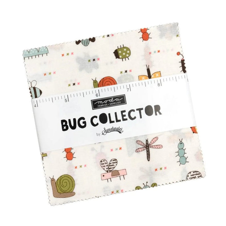 Moda Bug Collector Charm Pack by Sweetwater | 42 5" Fabric Squares - Pisgah Needleworks