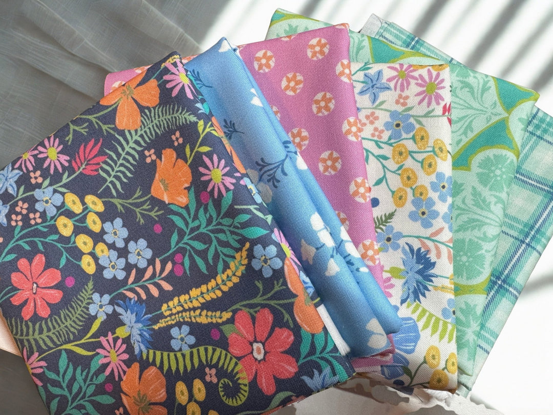 Moda Cannon Beach Fat Quarter Bundle with Free Quilt Pattern & Video Tutorial | 12 Piece Curated Bundle by Pisgah Needleworks - Pisgah Needleworks