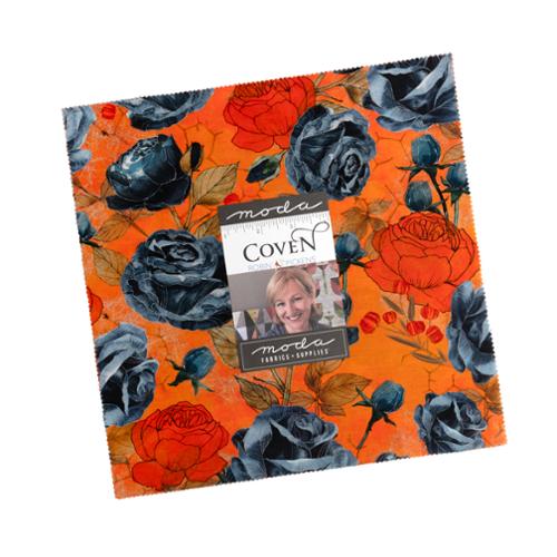 Moda Coven Layer Cake | Robin Pickens 10" Halloween Precut Fabric Squares - Pisgah Needleworks