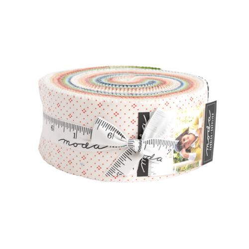 Moda Eyelet Jelly Roll Fabric Strips – Fig Tree & Co 2.5" Precut Bundle - Pisgah Needleworks