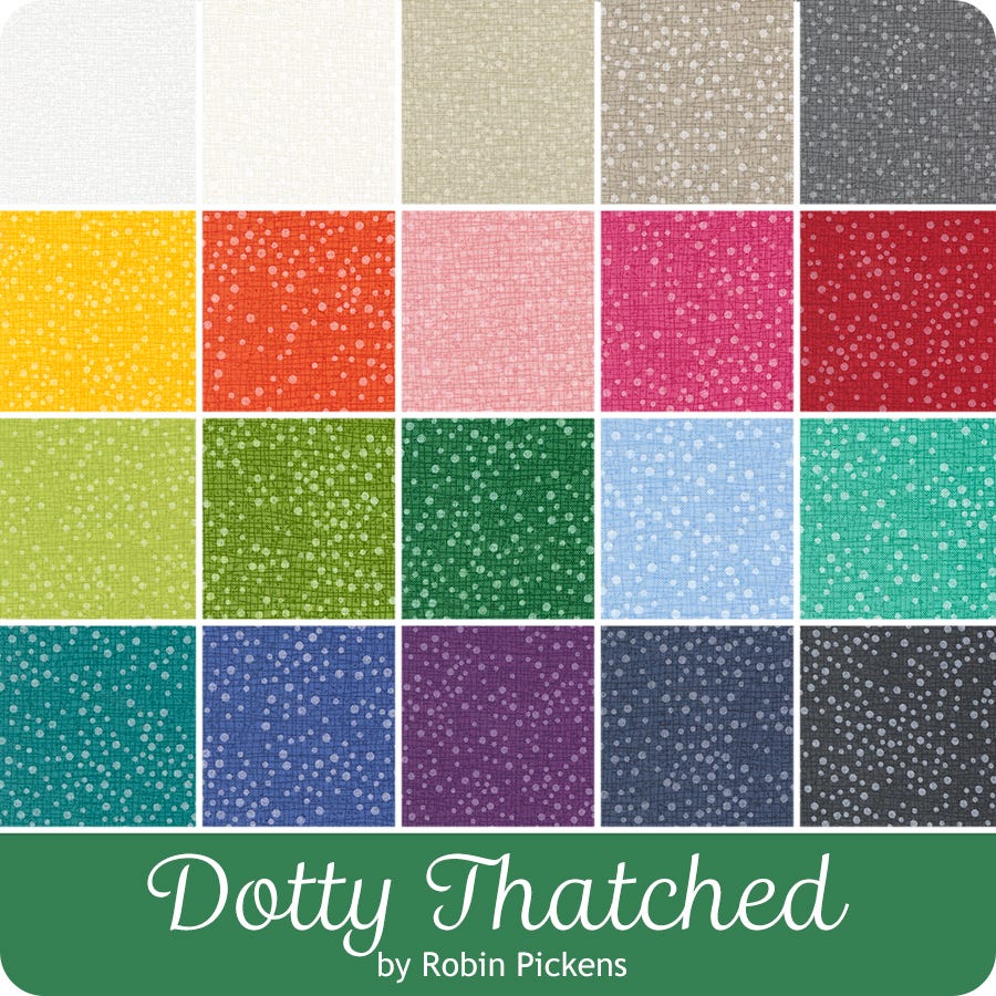 Moda Fabrics – Dotty Thatched Layer Cake (10” Squares) - Pisgah Needleworks