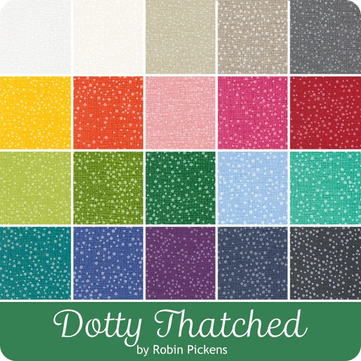 Moda Fabrics – Dotty Thatched Layer Cake (10” Squares) - Pisgah Needleworks