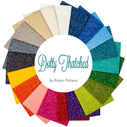 Moda Fabrics – Dotty Thatched Layer Cake (10” Squares) - Pisgah Needleworks