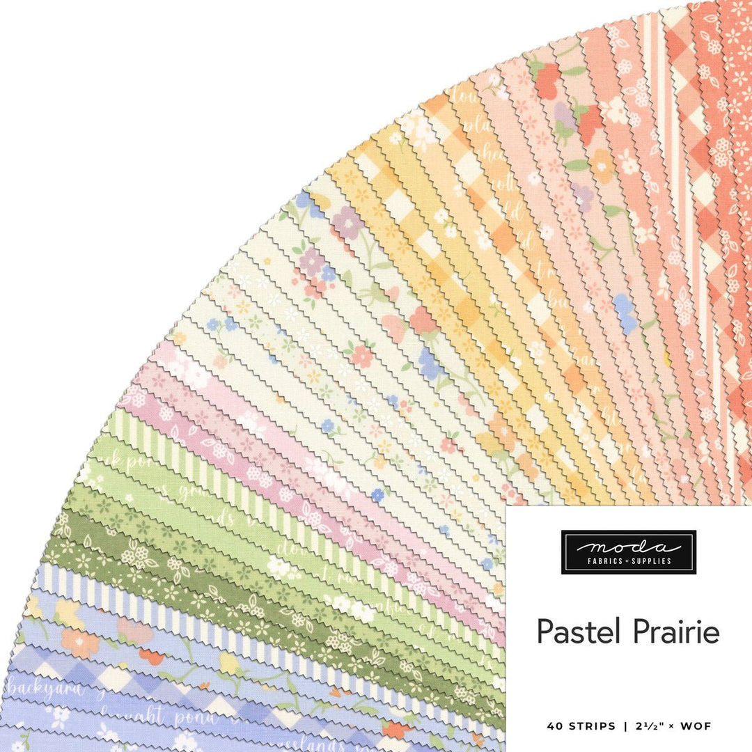 Moda Fabrics – Pastel Prairie Jelly Roll (2.5” Strips) - Pisgah Needleworks