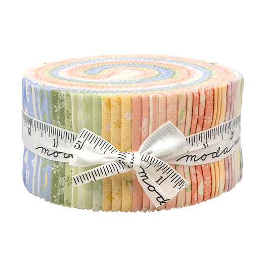 Moda Fabrics – Pastel Prairie Jelly Roll (2.5” Strips) - Pisgah Needleworks