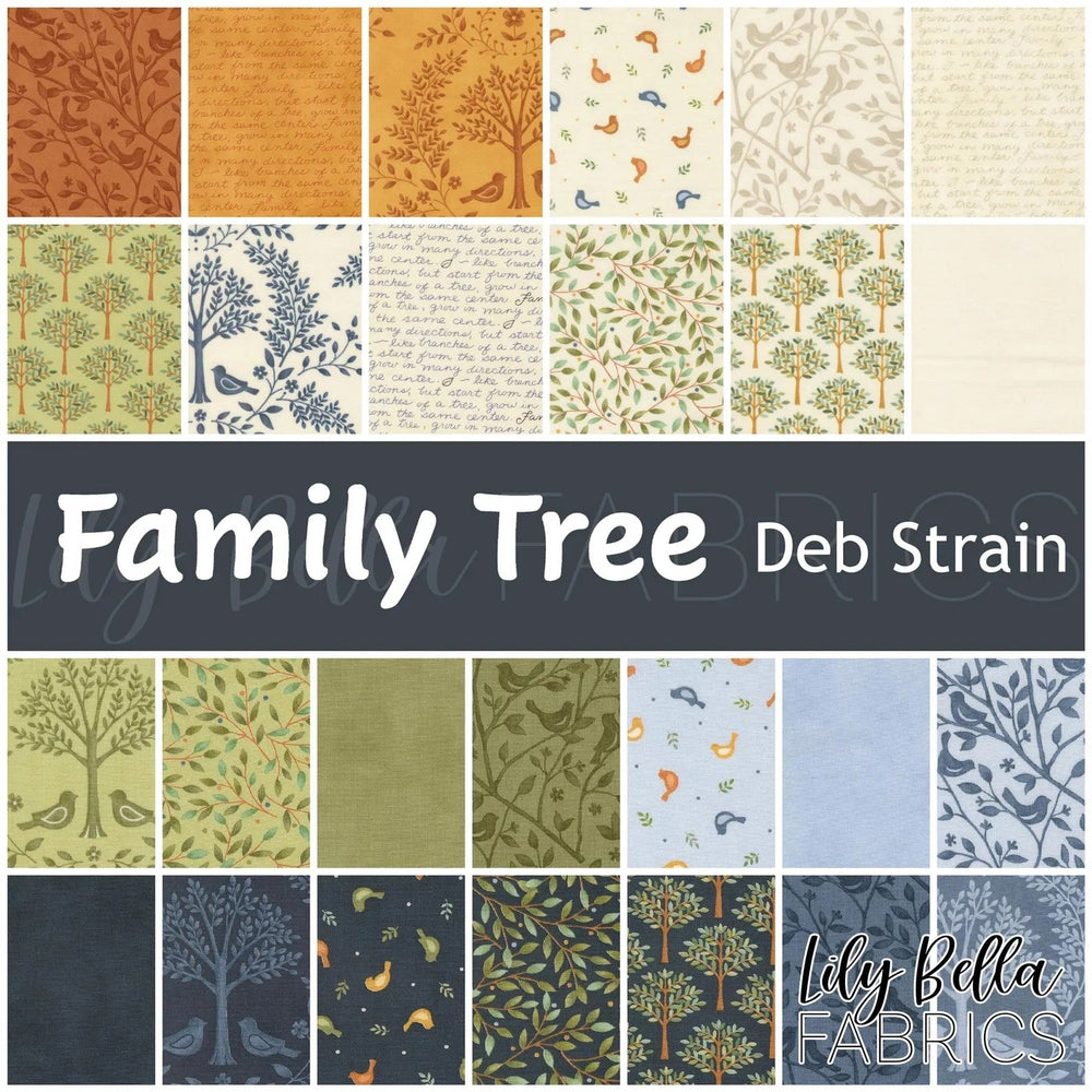 Moda Family Tree Jelly Roll – Deb Strain - Pisgah Needleworks