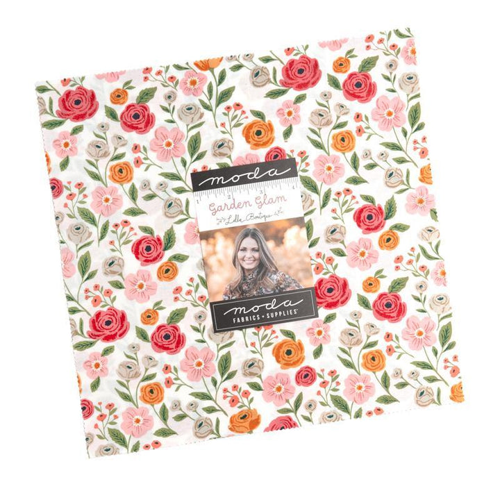 Moda Garden Glam Mini Charm by Lella Boutique | 2.5" Fabric Squares - Pisgah Needleworks