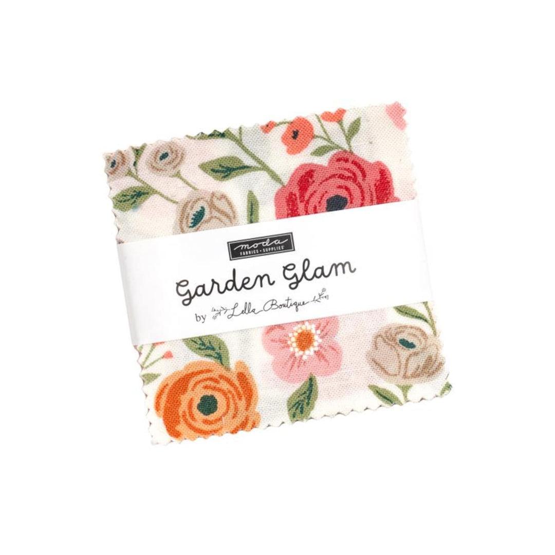 Moda Garden Glam Mini Charm by Lella Boutique | 2.5" Fabric Squares - Pisgah Needleworks
