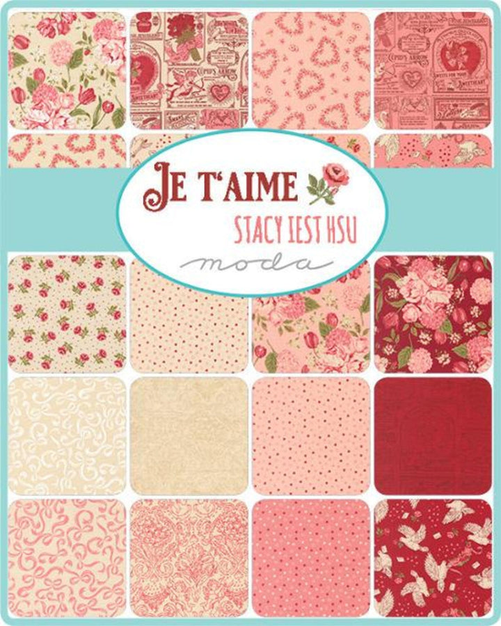 Moda Je T’aime Charm Pack | Stacy Iest Hsu 5" Precut Squares - Pisgah Needleworks