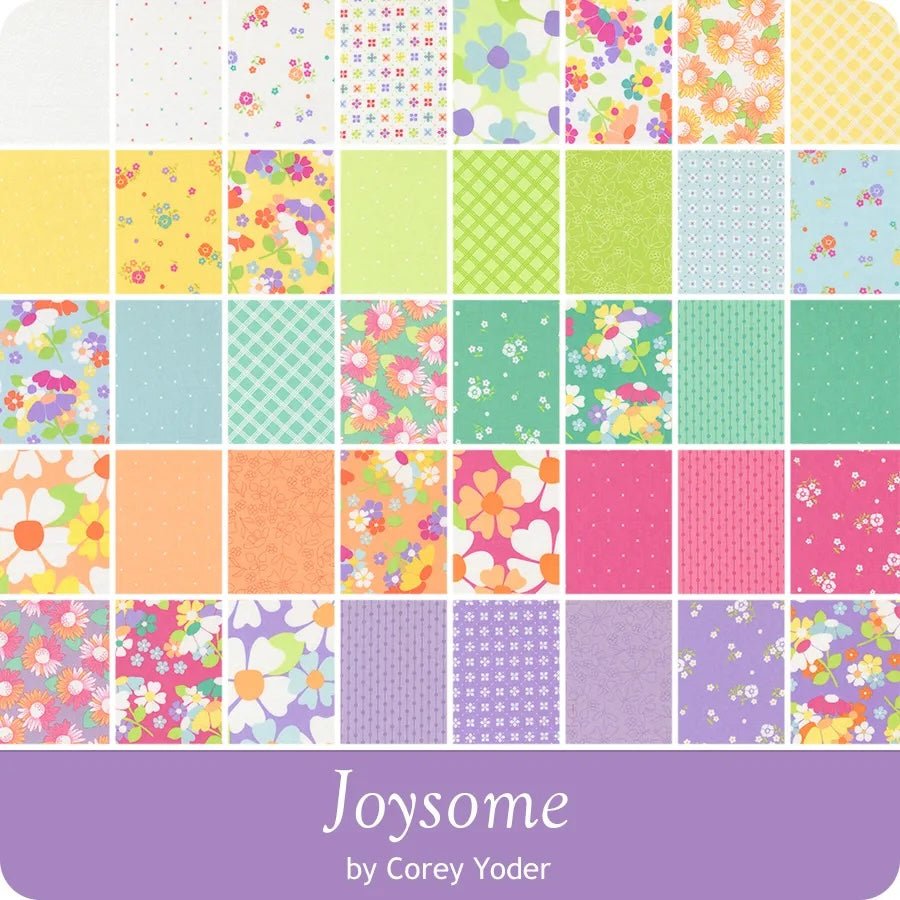 Moda Joysome Layer Cake by Corey Yoder | 10" Quilting Squares - Pisgah Needleworks