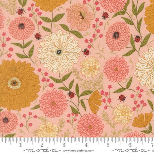 Moda Ladybug Whimsy by Gingiber | Quilting Cotton Fabric | ¼ Yard - Pisgah Needleworks