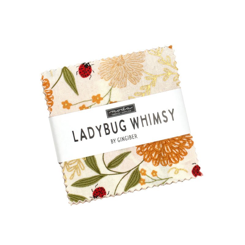 Moda Ladybug Whimsy Jelly Roll by Gingiber | 2½" Fabric Strips - Pisgah Needleworks