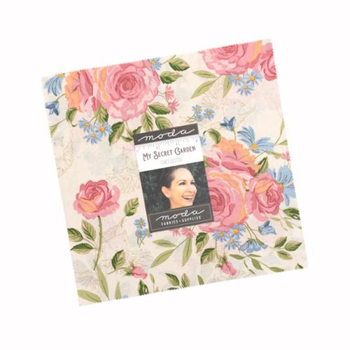 Moda My Secret Garden Layer Cake® | Stacy Iest Hsu 10" Precut Fabric Squares - Pisgah Needleworks