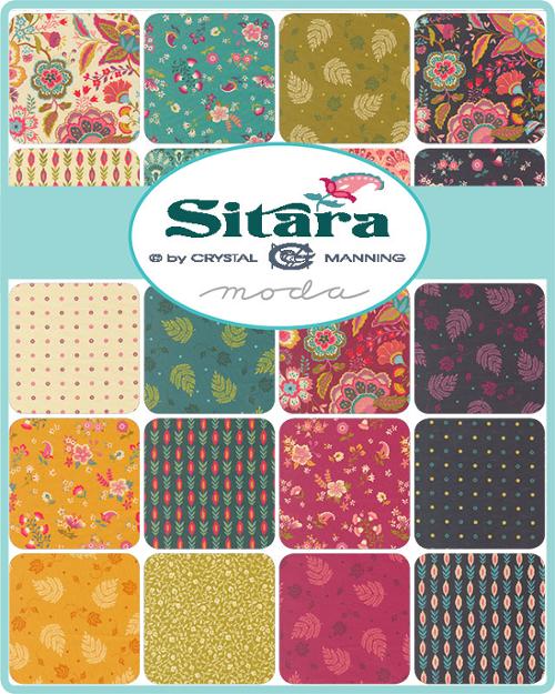Moda Sitara Jelly Roll® | Crystal Manning 2.5" Precut Fabric Strips - Pisgah Needleworks