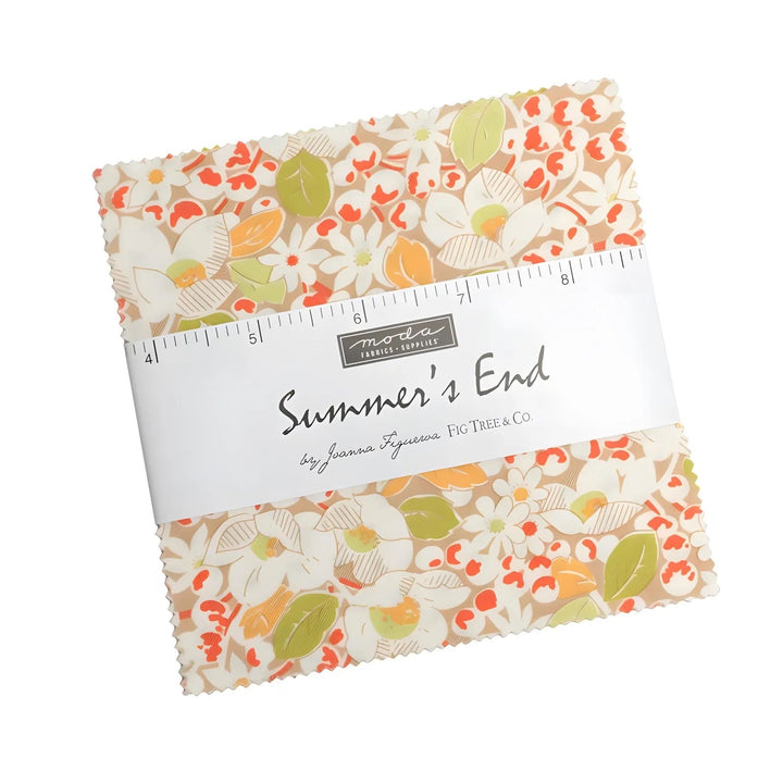 Moda Summer’s End Charm Pack 5" Squares – Fig Tree & Co Fabric Precut - Pisgah Needleworks