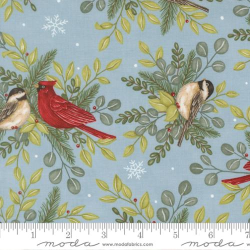 Moda When Snow Falls Fabric | Deb Strain Christmas Quilting Cotton by the Quarter Yard - Pisgah Needleworks