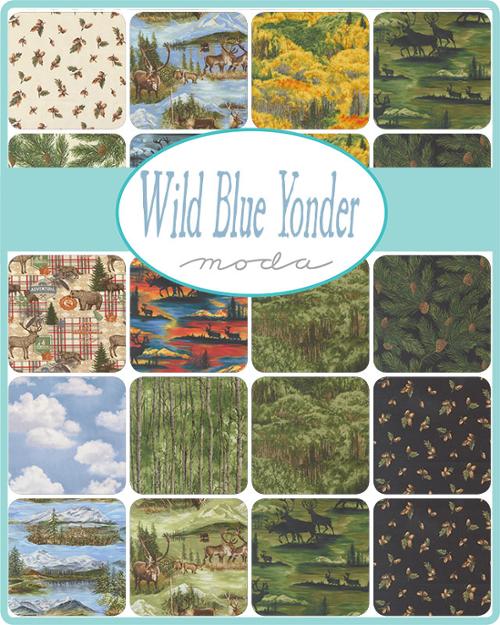 Moda Wild Blue Yonder Charm Pack – 5" Precut Quilt Fabric by Moda - Pisgah Needleworks