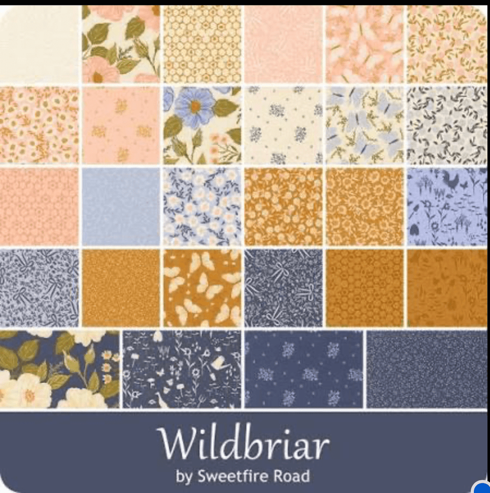 Moda Wildbriar Fabric by Sweetfire Road | Quilting Cotton by the ¼ Yard - Pisgah Needleworks