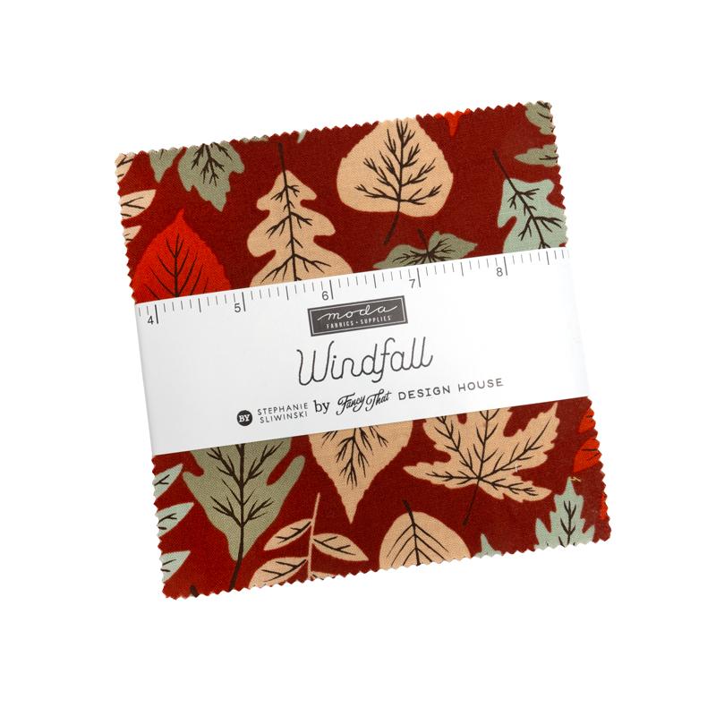 Moda Windfall Charm Pack | 42 Piece 5" Precut Fabric Squares - Pisgah Needleworks