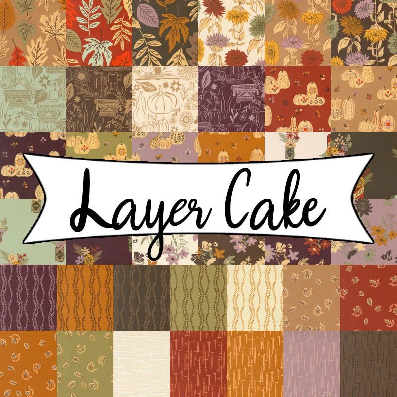 Moda Windfall Layer Cake | 42 Piece 10" Precut Fabric Squares - Pisgah Needleworks