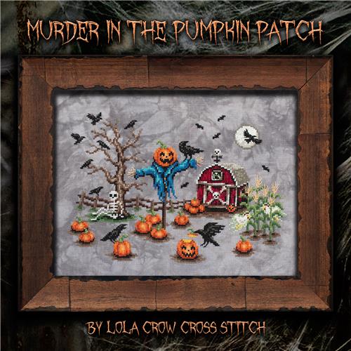 Murder in the Pumpkin Patch Cross Stitch Pattern | Lola Crow - Pisgah Needleworks